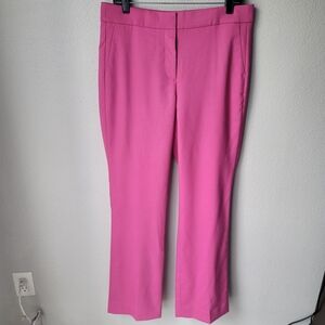 NEW J. Crew Willa Nova Wool Blend Flare Trousers Size 8 In Garden Dahlia